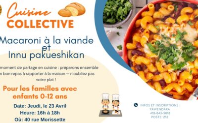 Cuisine collective avec le programme PACE