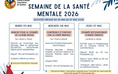 Semaine de la santé mentale